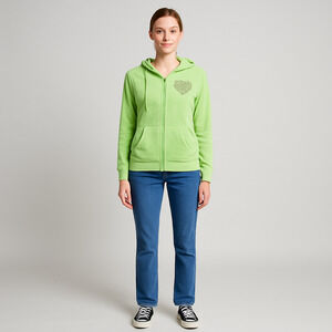 Rue21 full zip up hooded sweater size XL